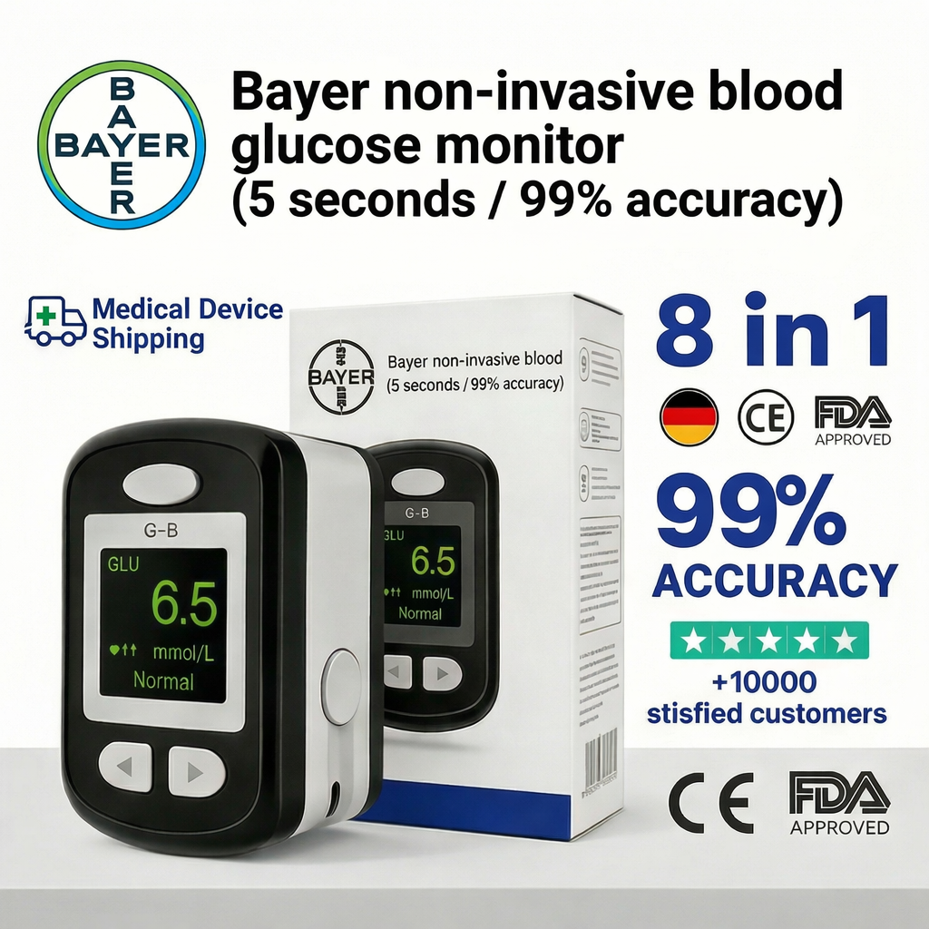 2026 Bayer Non-Invasive Blood Glucose Monitor – 5 Seconds / 99% Accuracy